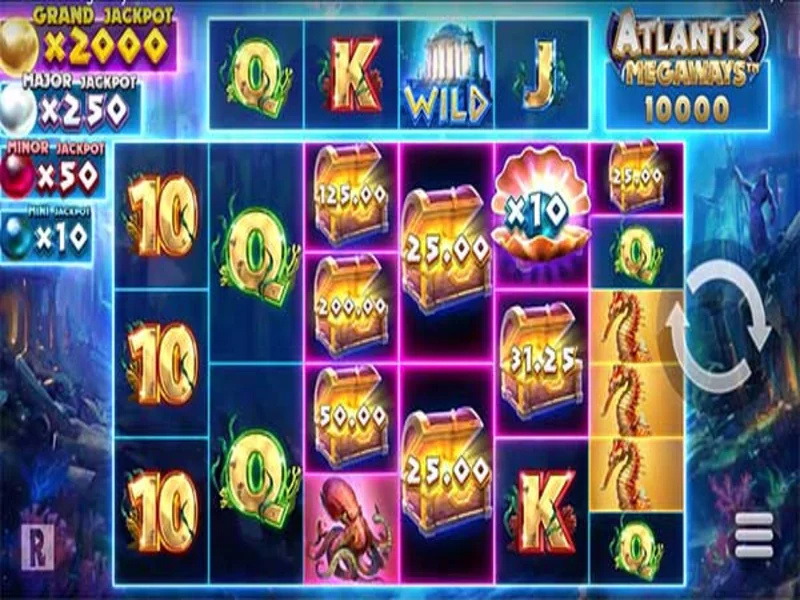 Ưu đãi cực kỳ khủng hiện nay tại game Atlantis Megaways