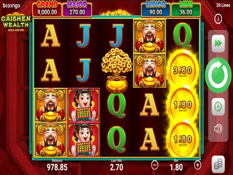 Tóm tắt thông tin về siêu game cá cược Caishen Wealth