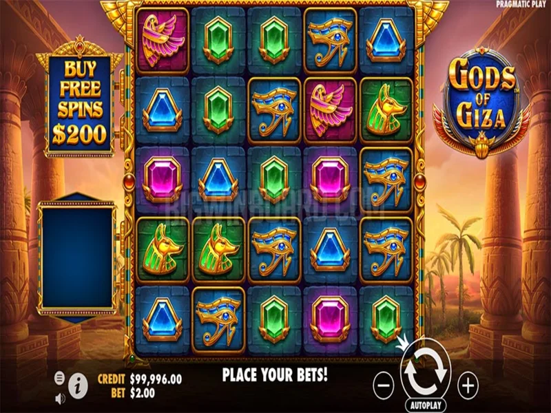 Tóm tắt thông tin về trò chơi slot Gods Of Giza